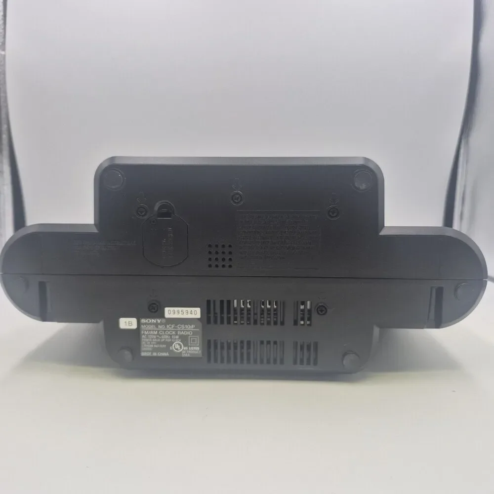 SONY ICF-CS10iP Dream Machine IPOD Dock FM/AM CLOCK RADIO Tested Working